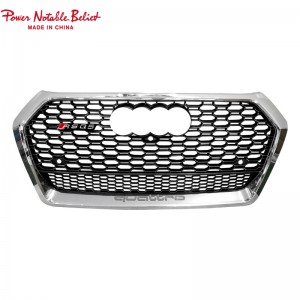 RSQ5 SQ5 style grill for Audi Q5 SQ5 B9 honeycomb front grille