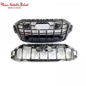 RSQ7 SQ7 front bumper grill for Audi Q7 SQ7 2020-2023 grille with ACC hole