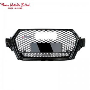 RSQ7 SQ7 radiator honeycomb grill for Audi Q7 SQ7 2016-2019 front bumper grille