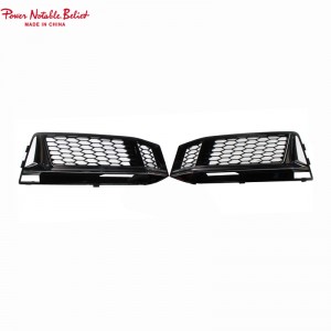 S4 honeycomb Fog lamp grill for Audi A4 With ACC Holes 17-19