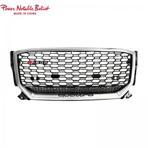 SQ2 RSQ2 front bumper grille for Audi Q2 Q2L 2018-2020 center honeycomb grill quattro