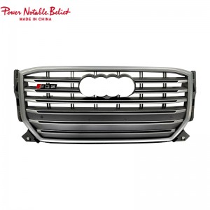 SQ2 RSQ2 front bumper grille for Audi Q2 Q2L 2018-2020 center honeycomb grill quattro