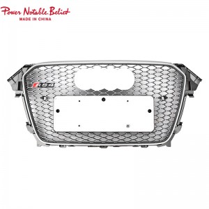 Upgrade Audin Rss Rs4 Style pito i luma Grille Herx Mesh Honeycum Hood Boall Barll Fetaui As4 B8.5
