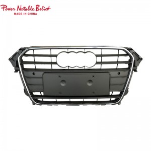 Upgrade Audin Rss Rs4 Style pito i luma Grille Herx Mesh Honeycum Hood Boall Barll Fetaui As4 B8.5