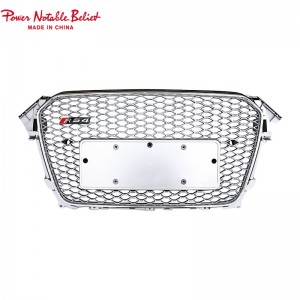 Upgrade Audin Rss Rs4 Style pito i luma Grille Herx Mesh Honeycum Hood Boall Barll Fetaui As4 B8.5