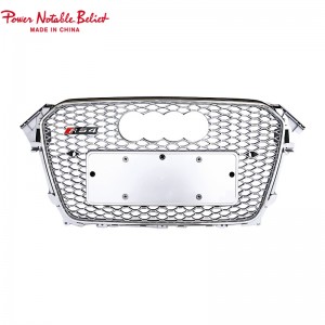Upgrade Audin Rss Rs4 Style pito i luma Grille Herx Mesh Honeycum Hood Boall Barll Fetaui As4 B8.5