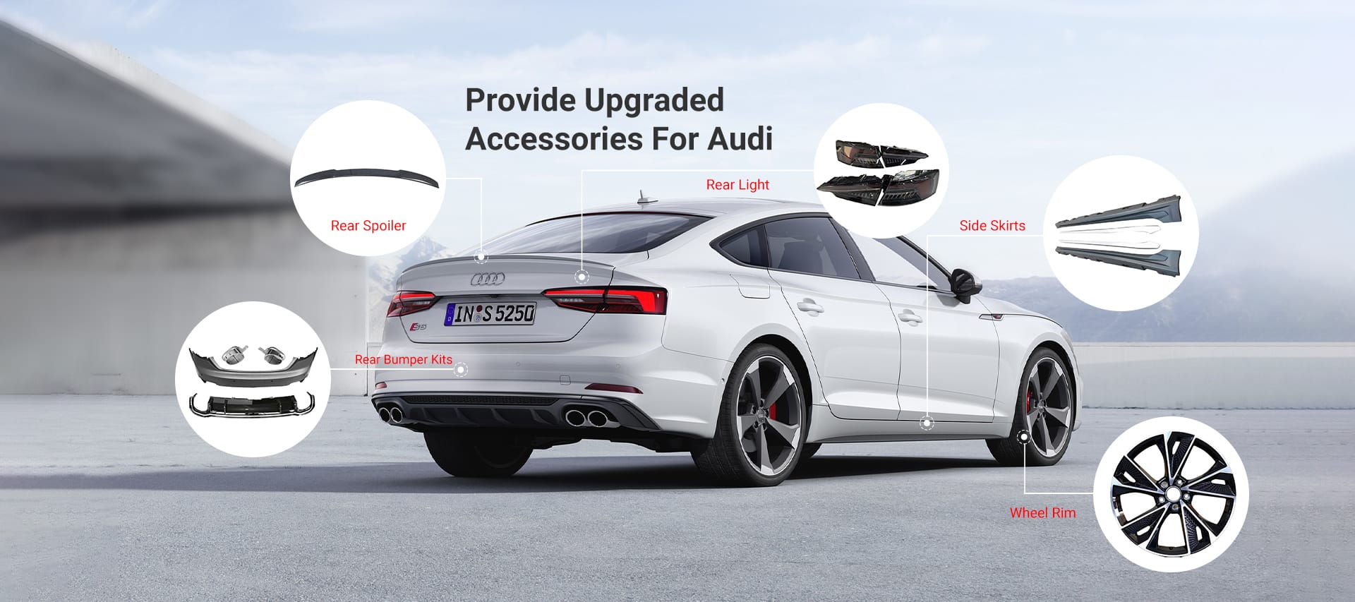 Audi Fog Light Cover