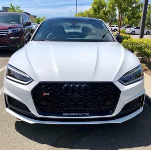 RS5 honeycomb grill for Audi A5 S5 B9 Auto parts front grille ABS material