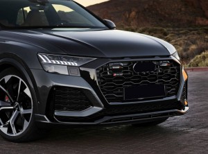 Audi Q8 SQ8 front grill change to RSQ8 SQ8 2017-2023 quattro style honeycomb grille