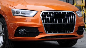 Karnero nga suga sa Karnero Grill Bumper Light Cover alang sa Audi Q3 Tanan nga serye
